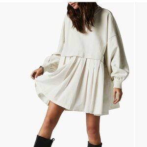 Free People 
Eleanor Pleated Trapeze Sweatshirt